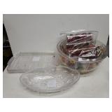 Serving Trays, Bowls & Fake Fruit
