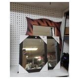 (3) Framed Mirrors
