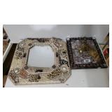 Two Board Decorations (One Horse And Other