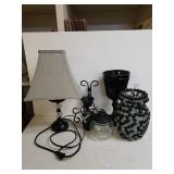 Vases, Lamp, & More
