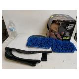 Seat Covers, Sun Blocker, & Duster