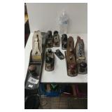 Assortment Of Wood Planes In Various Sizes