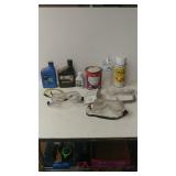 (3) Pairs Of Safety Glasses, Lawnmower Oil, Tc-w3