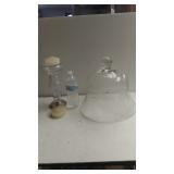 Platter Cover, (2) Candles, Candle Holder