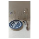 Coca-Cola Cup, Milk Bottle, Decorative Plate