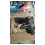 A Box Full Of Pairs Of Shoes