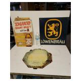 Beer Advertisement Signs - NOT Metal