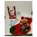 Christmas Stocking,  Gift Wrap Organizer And More