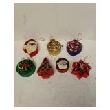 Christmas Fabric Ornaments That Open