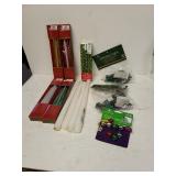 Christmas Candles,  Lights And Mini Ornaments