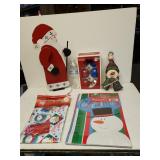 Christmas Boxes  Bike Bag, Ornaments Wooden Santa