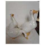 (3) Duck Statues