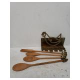 Bronze Colored Chicken Themed Kitchen Utensil