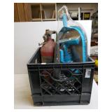 Milk Crate, Fire Extinguisher, Weight, & Pool