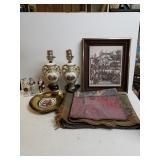 Lamps, Figurines, Decorative Plate, & More