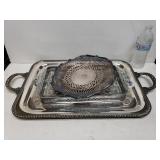 Silver Colored Trays
