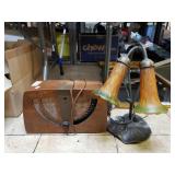 Vintage Radio & Lamp