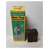 Mole Trap & "Vintage Buzz Box" Dovetail Wood