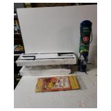 Bird Feeder, Flag & Solar Glass Ball