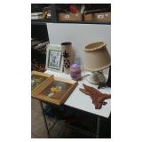 Lamp, Wood Duck Decor, Picture Holder, Candle
