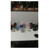 Assortment Of Traveling Mugs And Cups