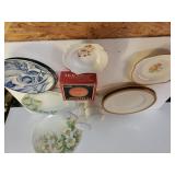 Decorative Plates, Coffee Cups, Gold Rimmed