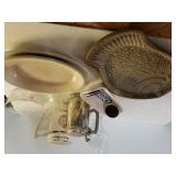 Beer Stein,  Heart Candy Dish, Silver Plated Mug