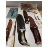 Assorted Knives & Turkey Caller