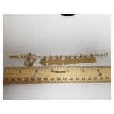 Vintage 10 Commandments Bracelet -7" Long