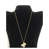 Vintage Opal And Pink Topaz Necklace And Pendants