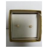 Cultured Pearl Earrings Marked 14kt
