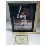 Autographed Picture Of Hank Aaron (Framed) -