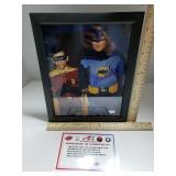 Autographed Picture Of Burt Ward "Robin" & Adam