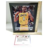 Autographed Picture Of Kobe Bryant (Framed) -