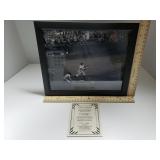 Autographed Picture Of Joe DiMaggio (Framed) -
