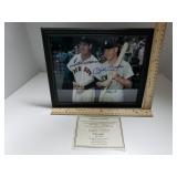 Autographed Picture Of Ted Williams & Mickey
