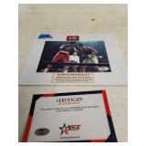 Certificate Of Authenticity Signed Joe Frazier  &