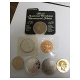 (7) Exonumia Tokens - USA Collectibles