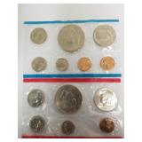 1974 Uncirculated Sets W/silver Dollars