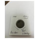 1898 Indian Cent Full Liberty Rainbow