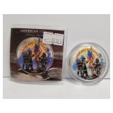 2001 American Heroes Silver Dollar