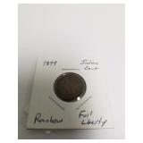 1899 Indian Cent Full Liberty Rainbow