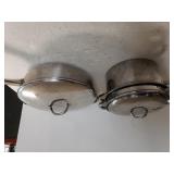 Metal  Frying Pan & Double Broiler