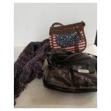 Black Purse, American Purse & Scarf
