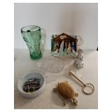 Light Up Nativity,  Coke Glass, Ashtrays & More