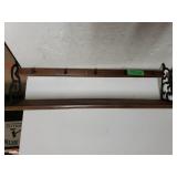 Wall Shelf With Hooks