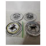 American Rottweiler Silver Plates