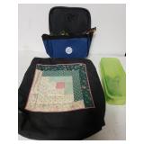 Quilted Bag, Pari Small Carrington Case, Plastic