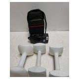 Olympus Infinity Camera & Case & Plastic Dog Toys