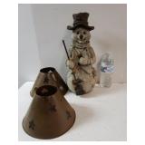 Snowman And Two Lampshades
